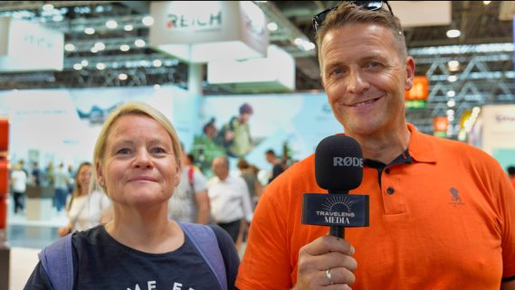 Besucher-Interview Caravan Salon Düsseldorf – Travelens Media mit Røde Mikrofon – Media Travel Lens